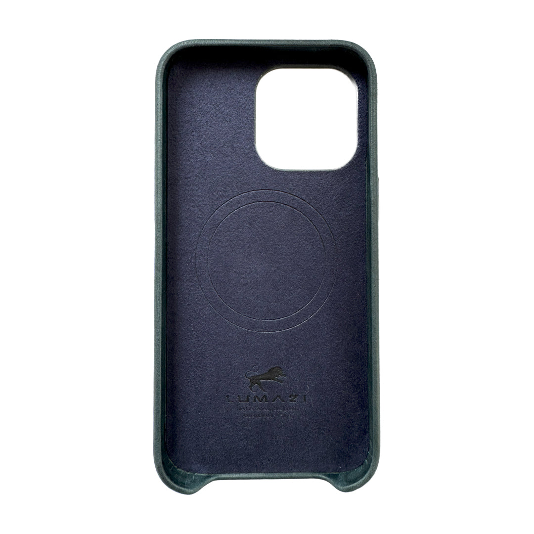 leather case cover Apple iphone Samsung Galaxy premium full grain magsafe teal ocean sea turquoise pacific Mediterranean