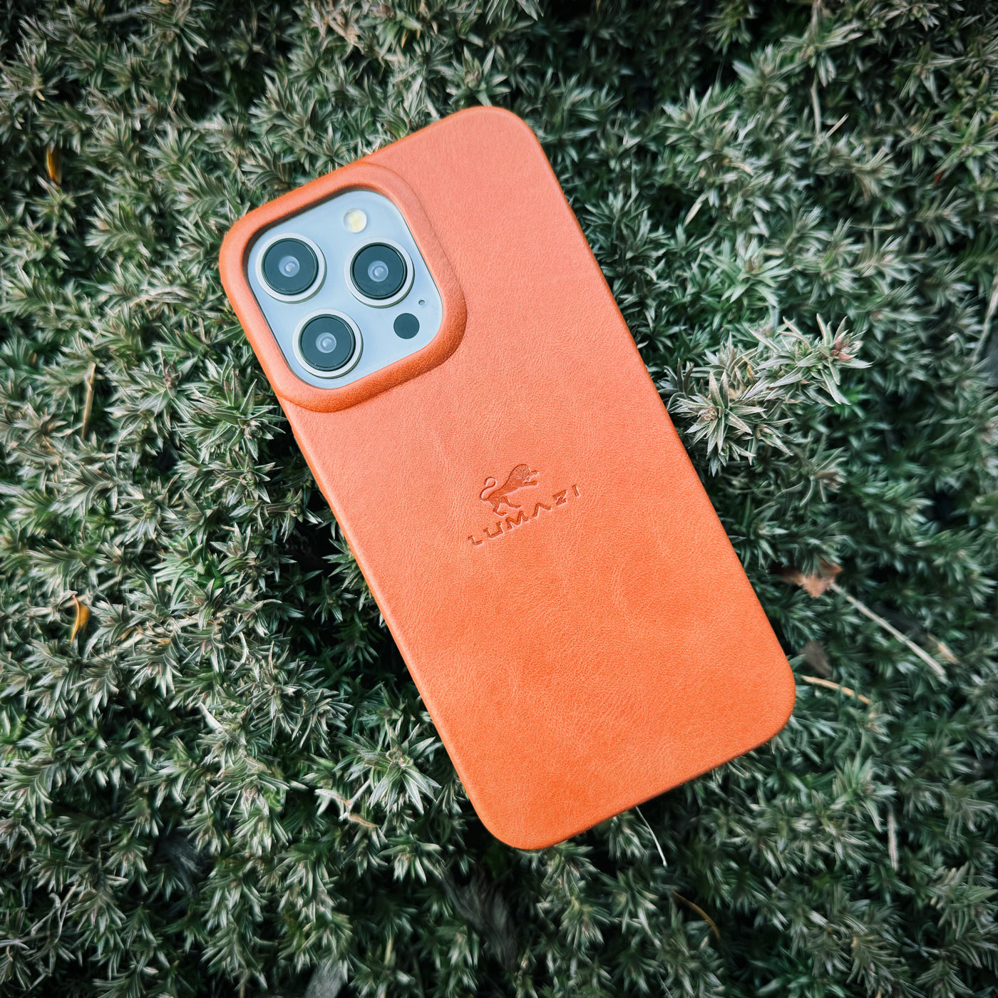 Full Grain Leather MagSafe iPhone Case