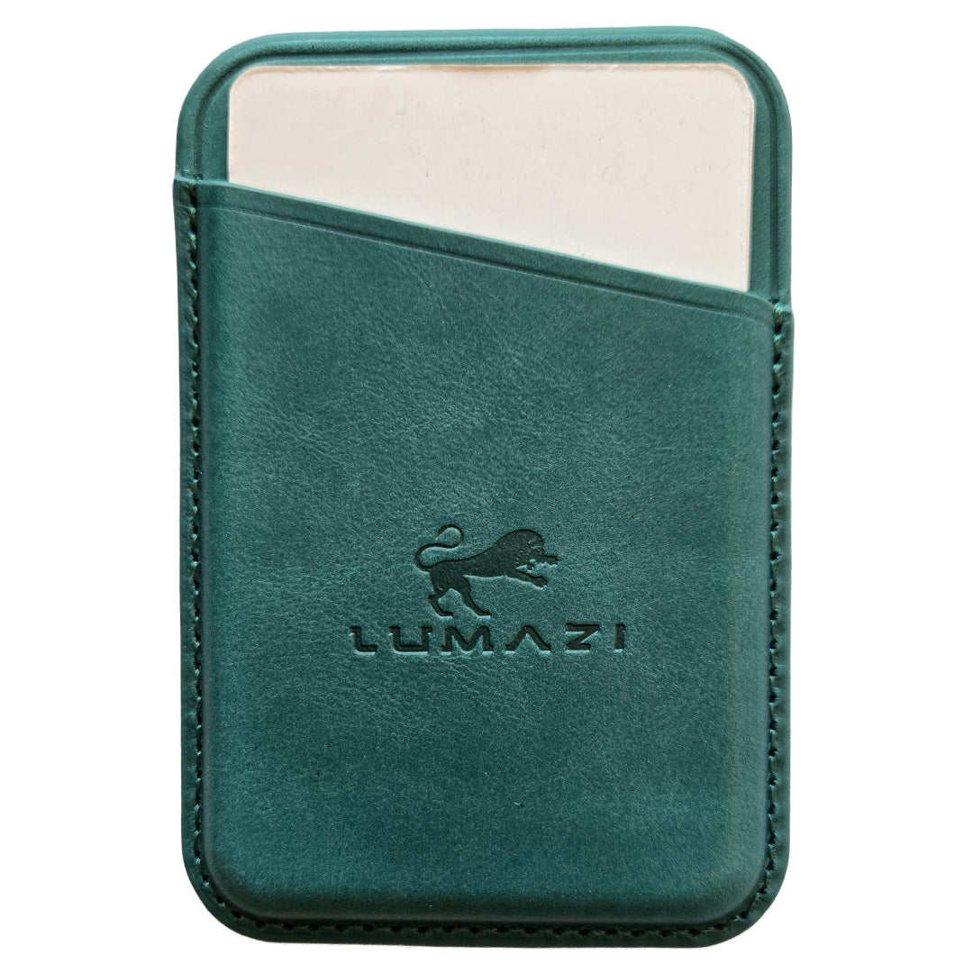 LUMAZI turquoise green blue greenish bluish teal iPhone cover wallet card holder