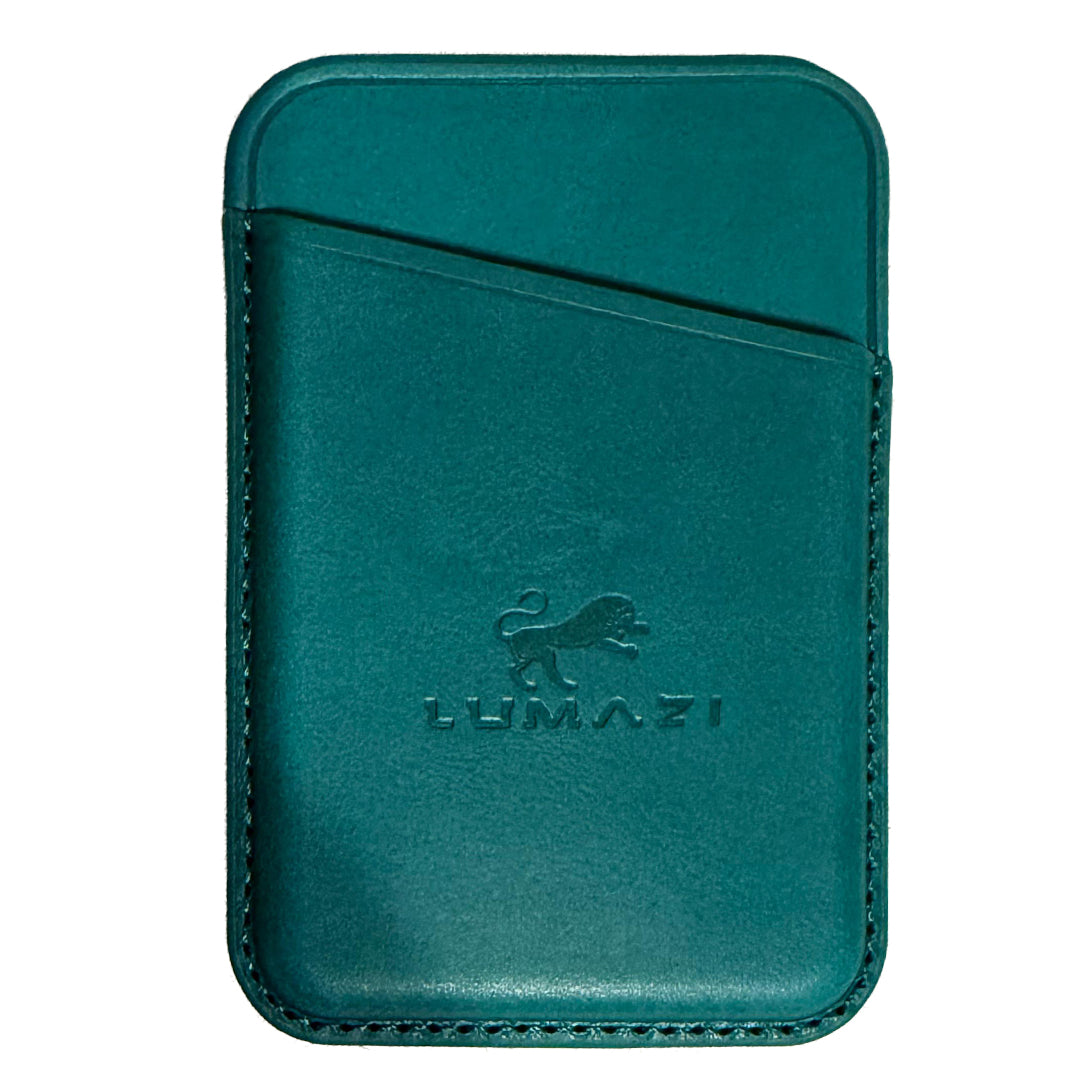 LUMAZI turquoise green blue greenish bluish teal iPhone cover wallet card holder