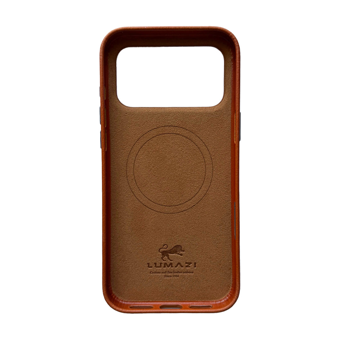 Full Grain Leather MagSafe iPhone Case